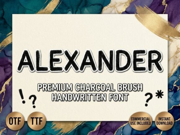 Alexander: Command Attention with Bold Typography