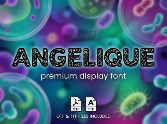 Angelique: A Decorative Display Font for Impactful Design