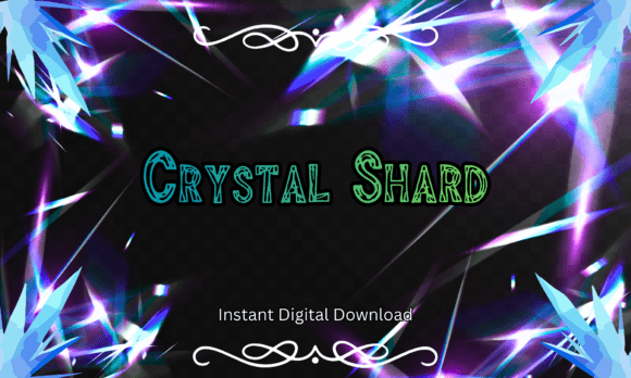 Crystal Shard Font: A Bold Cyberpunk Design Asset