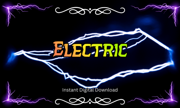 Electric Font: Energize Your Visual Design with a Bold, Futuristic Aesthetic