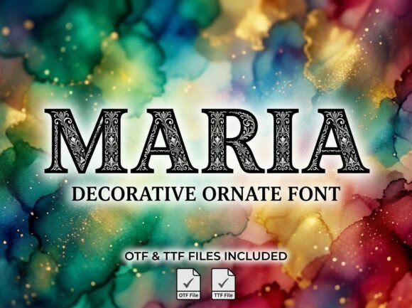 Maria: A Display Font for Bold Visual Identity